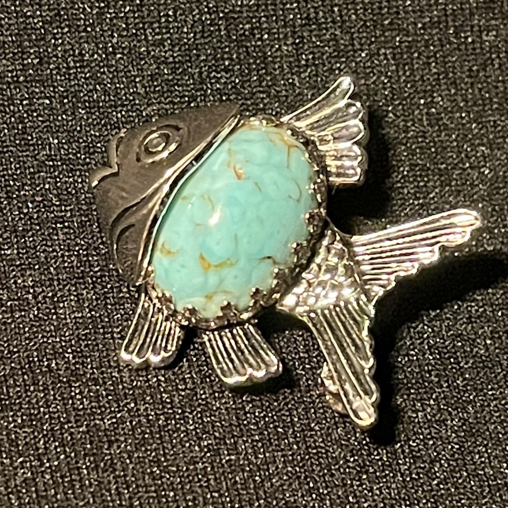 Vintage brooch - Danecraft - Fish - Sterling Silver - Picture 3 of 6